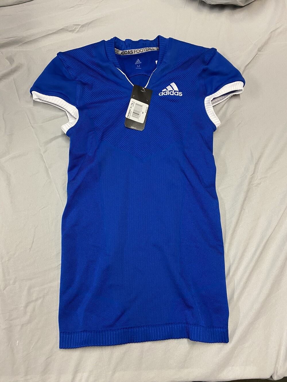 ADIDAS PRIMEKNIT A1 FOOTBALL JERSEY MEN'S SIZE M MEDIUM ROYAL BLUE WHITE DQ3453